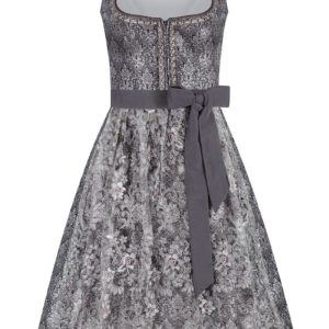 Midi Dirndl 65 cm silber Matilda 010221 ~ 34