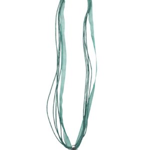 Collier mit Edelweissanhänger 000157 ~ dunkelgrün