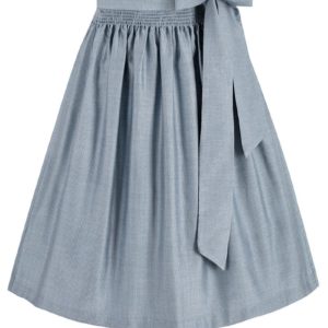 Dirndlschürze midi 65 cm blaugrau Chloe 016583 ~ L