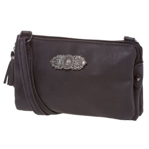 Dirndltasche Sophie mit Ornament 008413 ~ schwarz