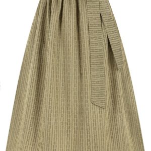 Dirndlschürze mit Rankenmuster (90 cm) ~ L ~ oliv