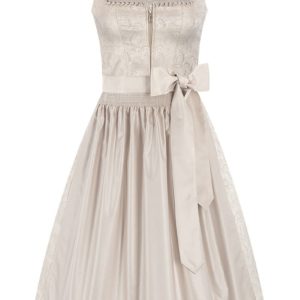 Hochzeitsdirndl midi 70 cm creme Ceana 014208 ~ 42
