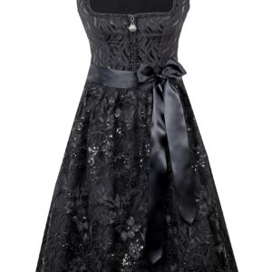 Dirndl LANGFURTH (65 cm) ~ 40 ~ schwarz