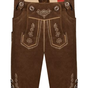 Kinder Lederhose kurz braun 140935 ~ 74