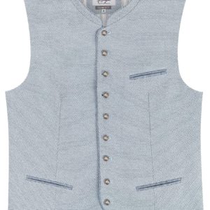 Trachtenweste JOEL (slim fit) ~ 102 ~ hellblau