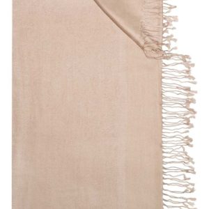 Trachtentuch 70 x 200 cm beige mit Fransen 002958