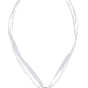 Collier mit Edelweissanhänger 000157 ~ weiß