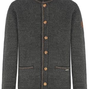 Trachten Strickjacke anthrazit Ferdi 013716 ~ 46