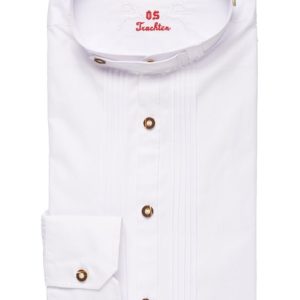 Trachtenhemd weiß SLIMFIT 112449 ~ XL (43/44)