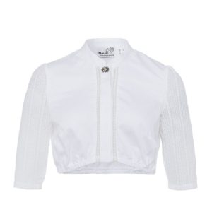 Dirndlbluse weiß mit Stehkragen Elena 004409 ~ 32