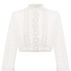 Dirndlbluse Spitze creme 011697 ~ 30