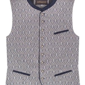 Trachtenweste blau grau Franz 016083 ~ 48