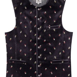 Trachtenweste schwarz Samt Vittorio 013728 ~ 44