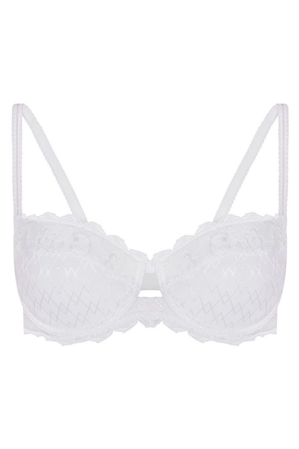 Dirndl BH weiß Spitze 009347 ~ 90A