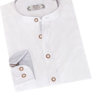 Trachtenhemd OLIVER (slim fit) ~ XL ~ grau
