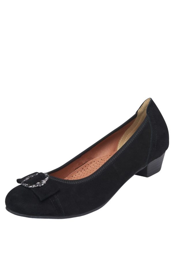 Pumps schwarz mit Schnalle Bergsee 005391 ~ 36