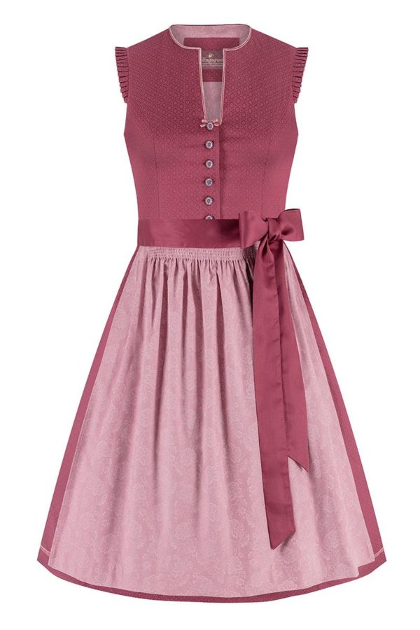 Mini Dirndl 60 cm rosenholz altrosa Ricarda 009991 ~ 44