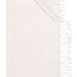 Trachtentuch 70 x 200 cm creme mit Fransen 002958
