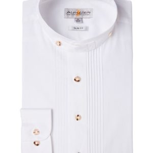 Trachtenhemd langarm weiß Leopold slimfit 111914 ~ 36