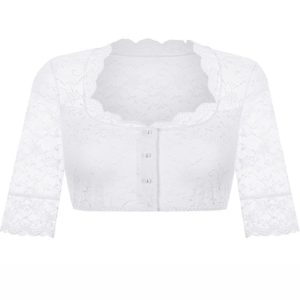 Dirndlbluse weiß Stretch Kathi 012897 ~ 36