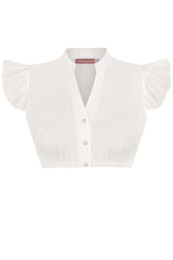 Dirndlbluse LEONIE ~ 32 ~ creme