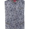 Trachtenweste blau grau gemustert Johann 004424 ~ 94