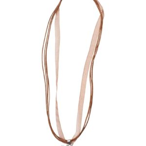 Collier mit Edelweissanhänger 000157 ~ braun