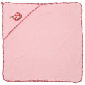 Kapuzenhandtuch BREZEL ~ rosa