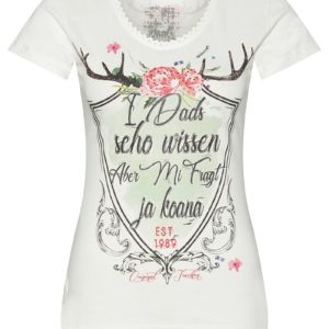 Trachtenshirt creme Manu 007621 ~ M