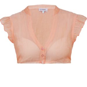 Dirndlbluse WALDBRUNN peach ~ 32