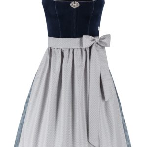 Dirndl FRIEDA (65 cm) ~ 34 ~ dunkelblau