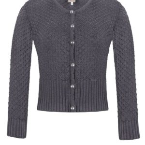 Trachten Strickjacke grau Marlene 003188 ~ 34