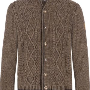Trachten Strickjacke braun Fredi 013726 ~ 46