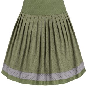 Trachtenrock CLARA (60 cm) ~ oliv ~ 32