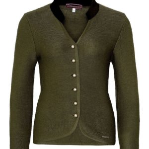 Trachten Strickjacke oliv Lena 011869 ~ 30