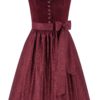 Dirndl LEONORA (70 cm) ~ 30 ~ dunkelrot