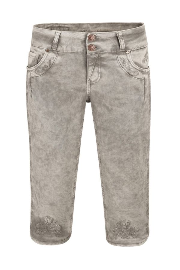 Damen Trachtenhose kniebund grau Hendrina 012294 ~ 32