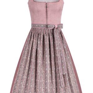 Midi Dirndl 70 cm altrosa rosenholz Lily 014182 ~ 42