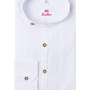 Trachtenhemd extralang weiß Gregor 002821 - slimfit ~ 36