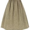 Dirndlschürze mit Schmuck-Schließe (70 cm) ~ L ~ salbei