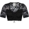Dirndlbluse LINA ~ M ~ schwarz