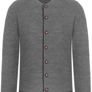 Trachten Strickjacke grau anthrazit Aloisius 015290 ~ 50