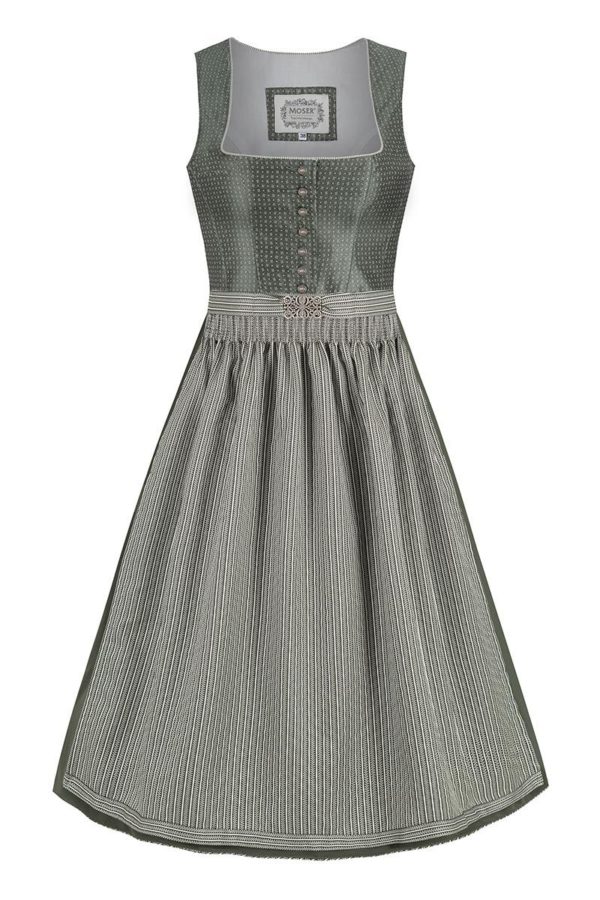 Dirndl lang 80 cm salbei oliv Ariane 014190 ~ 44