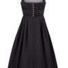 Dirndl lang 80 cm Gastro schwarz Amy 005582 ~ 42