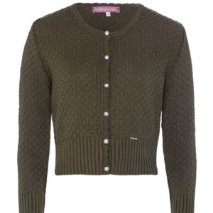 Trachten Strickjacke salbei Marlene 014632 ~ 32