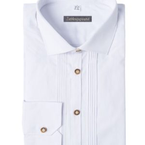 Trachtenhemd extralang weiß Lenz 002820 - slimfit ~ XS (35/36)