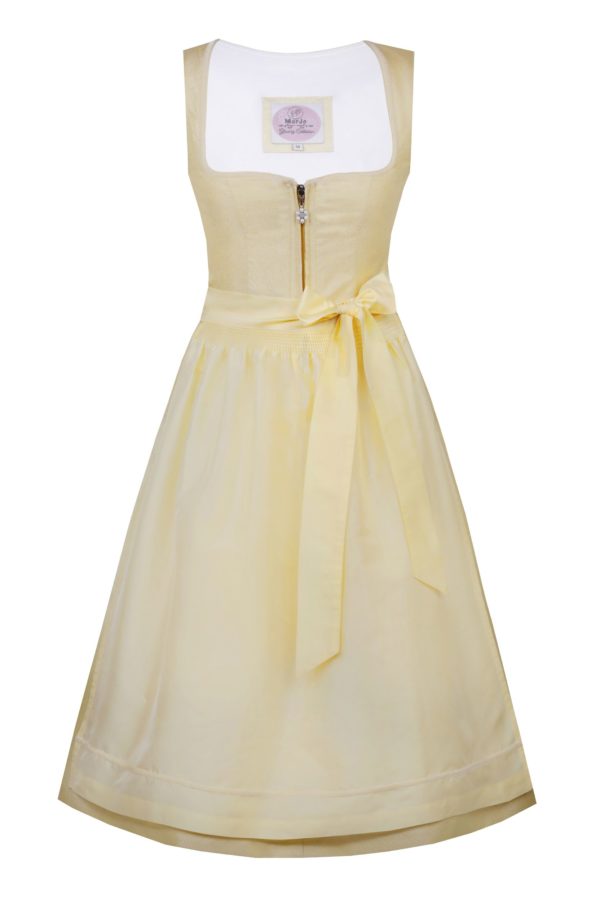 Dirndl HOHENAU (70 cm) zitrone ~ gelb ~ 32