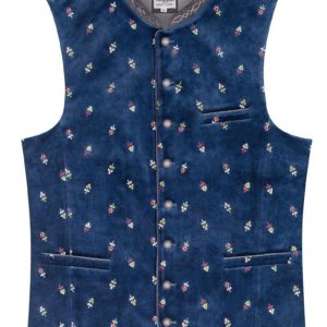 Trachtenweste dunkelblau Samt Vittorio 013730 ~ 44