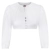 Dirndlbluse ROSITA ~ 34 ~ weiß