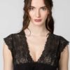 Dirndlbluse Aveline (schwarz